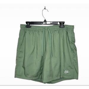 Nike Sportswear Woven Shorts Olive Green Mens Size Large
